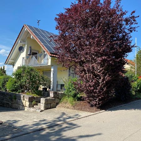 Ferienwohnung Messmer Mit Terrasse Heiligenberg Bagian luar foto