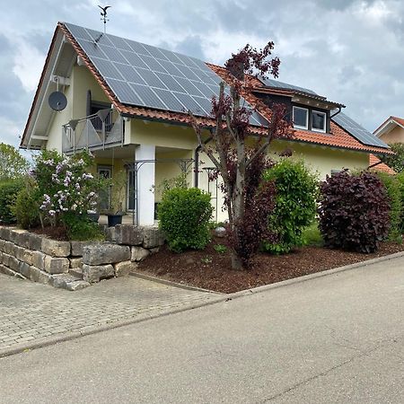 Ferienwohnung Messmer Mit Terrasse Heiligenberg Bagian luar foto