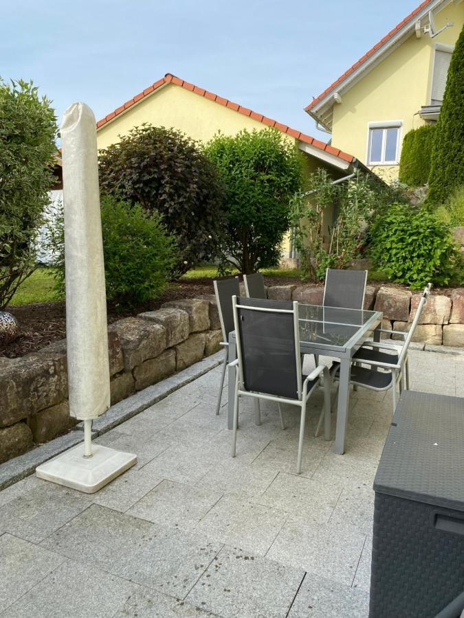 Ferienwohnung Messmer Mit Terrasse Heiligenberg Bagian luar foto