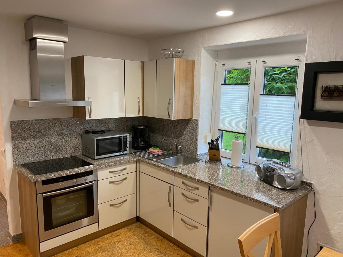 Ferienwohnung Messmer Mit Terrasse Heiligenberg Bagian luar foto