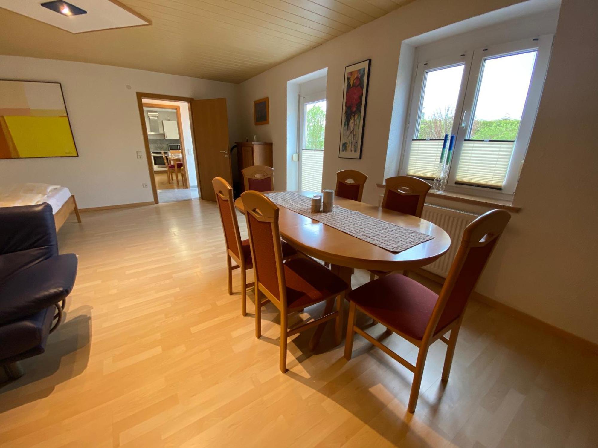 Ferienwohnung Messmer Mit Terrasse Heiligenberg Bagian luar foto